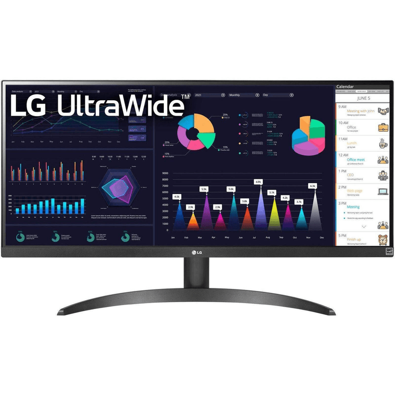 LG UltraWide 29WQ500-B 29-inch 2560 x 1080p UW-FHD 21:9 100Hz 5ms LED IPS Monitor