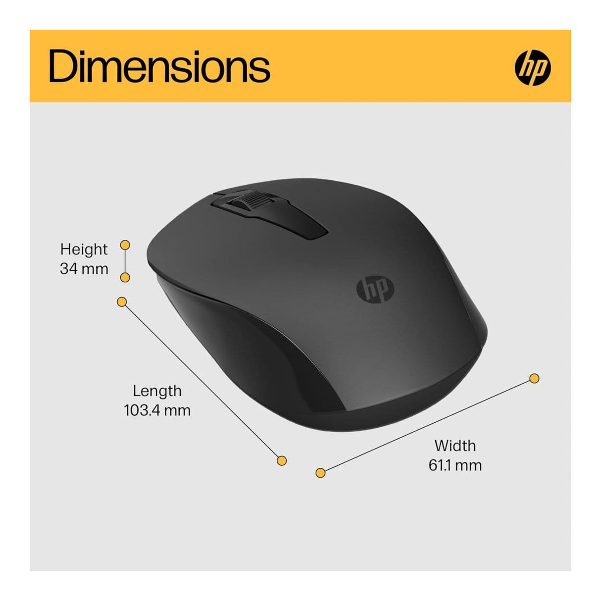 HP 150 Wireless Optical Mouse 2S9L1AA