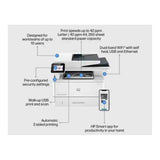 HP LaserJet Pro 4103dw A4 Multifunction Mono Laser Business Printer 2Z627A