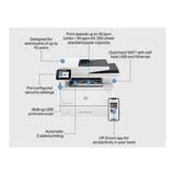 HP LaserJet Pro 4103dw A4 Multifunction Mono Laser Printer 2Z627AOPEN (Open Box)