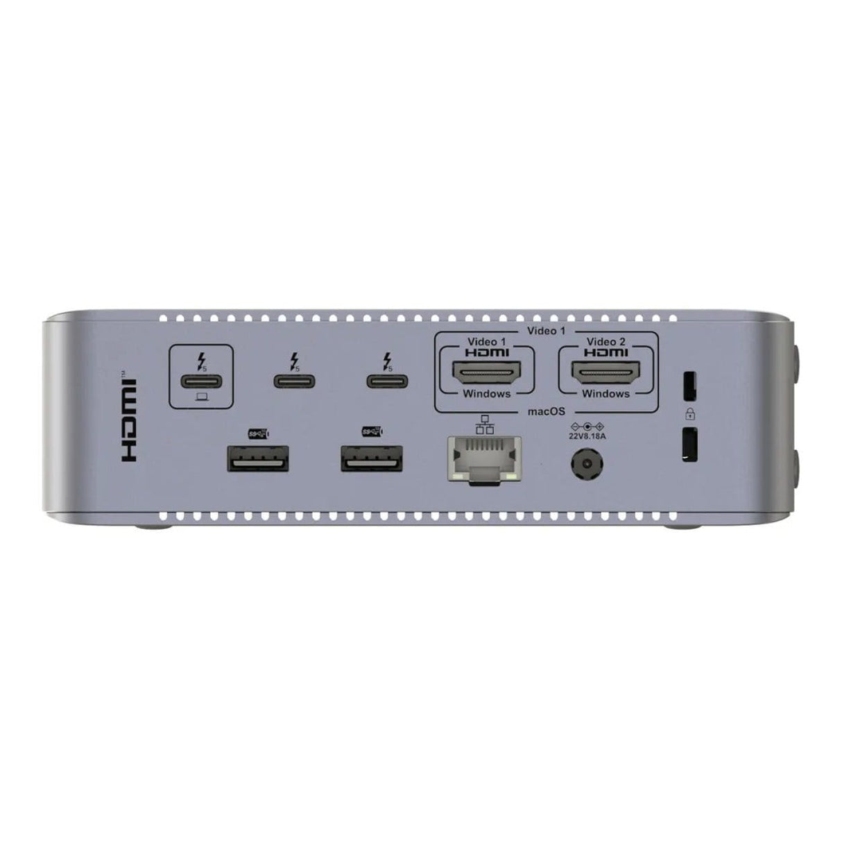 LMP ThunderDock TB5 8K 14-port Dock - Space Grey 30177