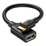 Ugreen 15cm USB-C Male to USB-A Female Adapter Black 30701