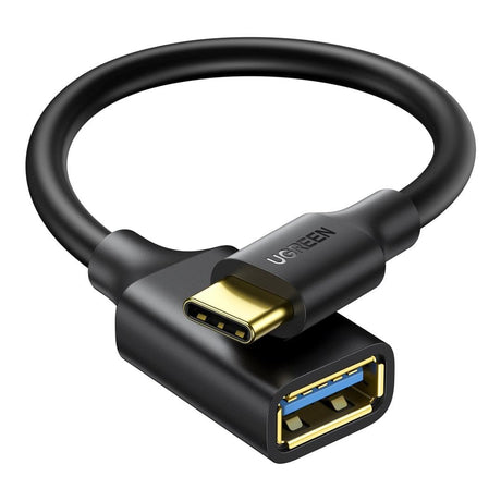 Ugreen 15cm USB-C Male to USB-A Female Adapter Black 30701