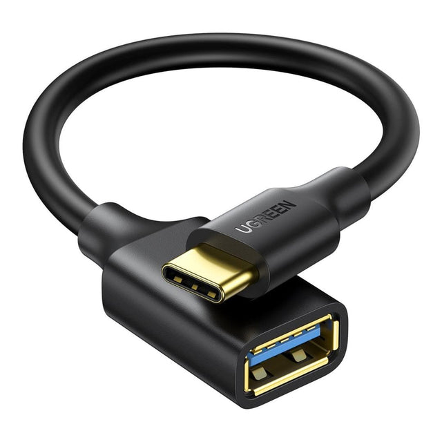 Ugreen 15cm USB-C Male to USB-A Female Adapter Black 30701