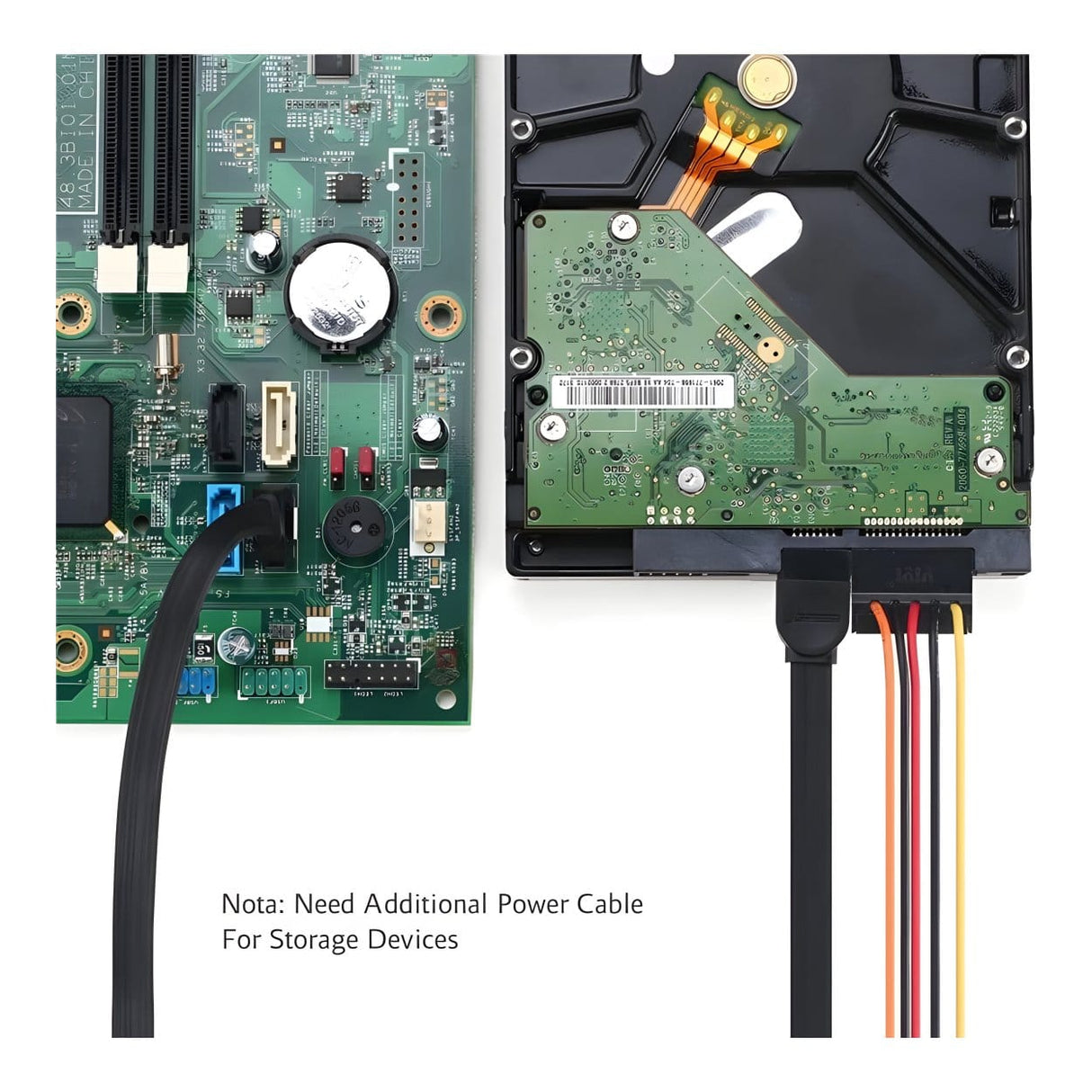 Ugreen 45cm HDD SATA 6Gb/s Cable 30796