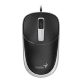Genius DX-123 USB Wired Optical Mouse Black and Grey 31010033403