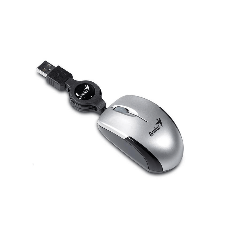 Genius Micro Traveler USB Mouse Silver 31010100102