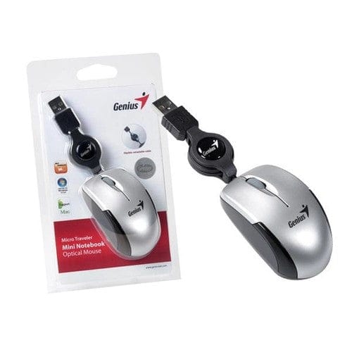 Genius Micro Traveler USB Mouse Silver 31010100102