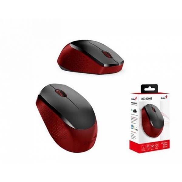 Genius NX-8000S Wireless Silent USB Mouse Red 31030025401 – FirstShop