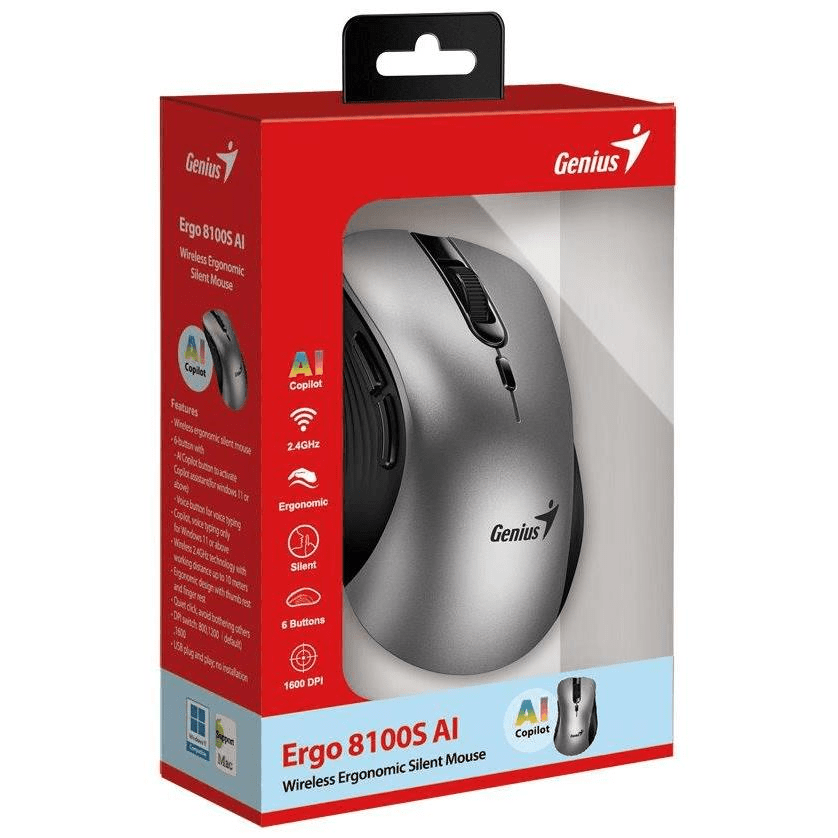 Genius 8100S Wireless Mouse 31030040404 – FirstShop