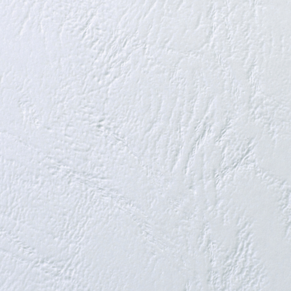 GBC LeatherGrain Binding Cover A4 210 gsm White (50)