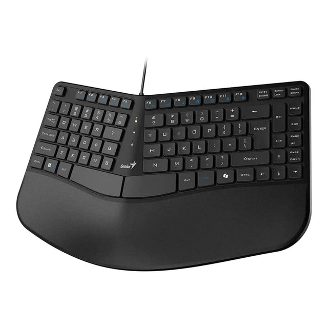 Genius KB-700 Ergonomic USB-A Keyboard with Palm Rest Black 31310053400