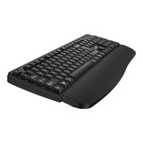 Genius KB-7123 Wireless USB-A Keyboard with Palm Rest Black 31320007400