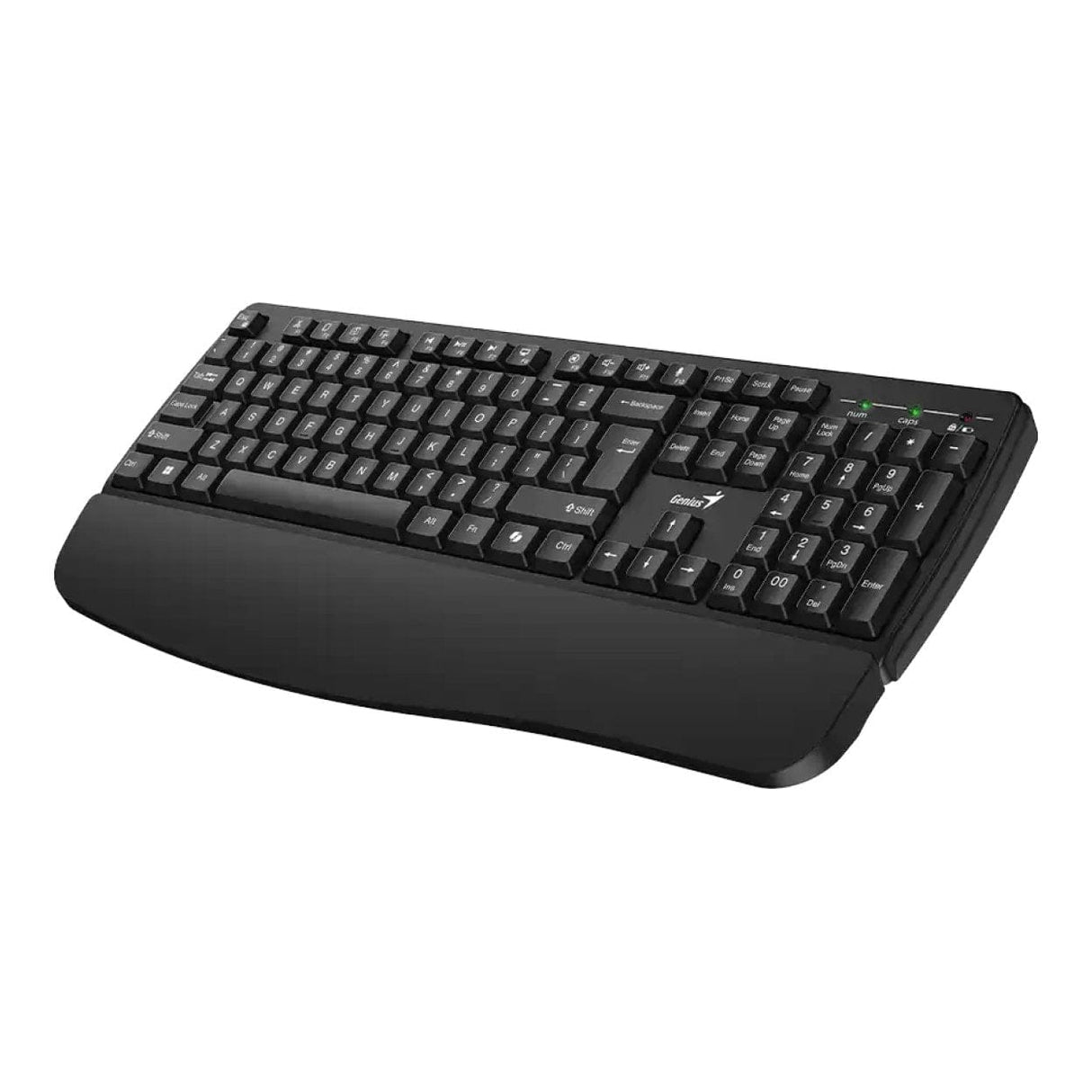 Genius KB-7123 Wireless USB-A Keyboard with Palm Rest Black 31320007400