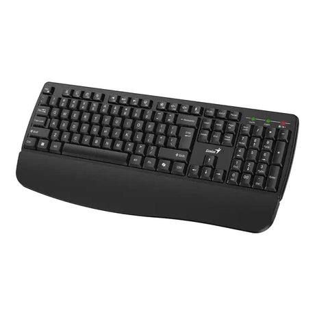 Genius KB-7123 Wireless USB-A Keyboard with Palm Rest Black 31320007400