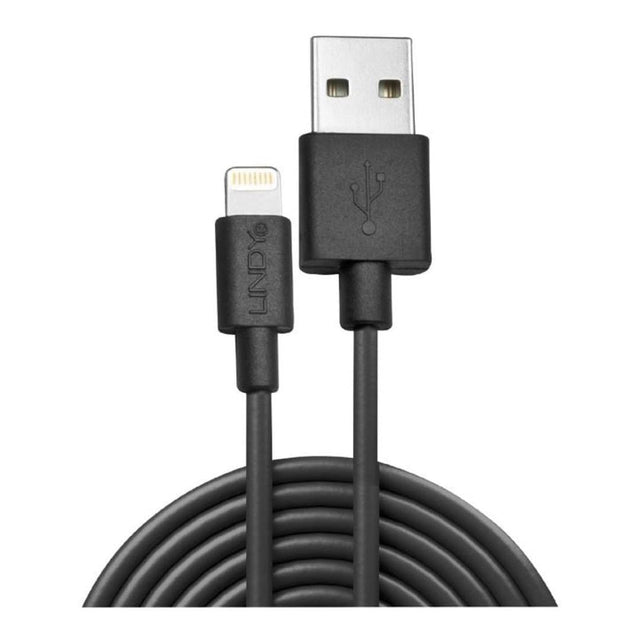 Lindy 3m USB to Lightning Cable Black 31322