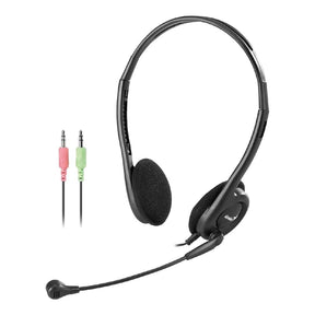Genius HS-200C 3.5mm Audio Jack Headset with Mic Black 31710151104