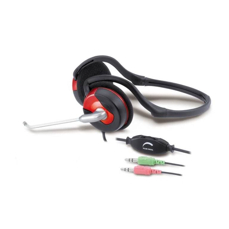 Genius 150 Combo Wired Headsets with Portable Speaker Black Red 31730994100