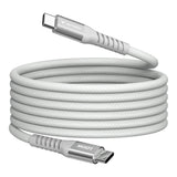 Verbatim 1.2m USB-C to USB-C 100W Sync and Charge Magnetic Cable Grey 31854