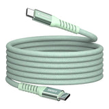Verbatim 1.2m USB-C to USB-C 100W Sync and Charge Magnetic Cable Green 31855