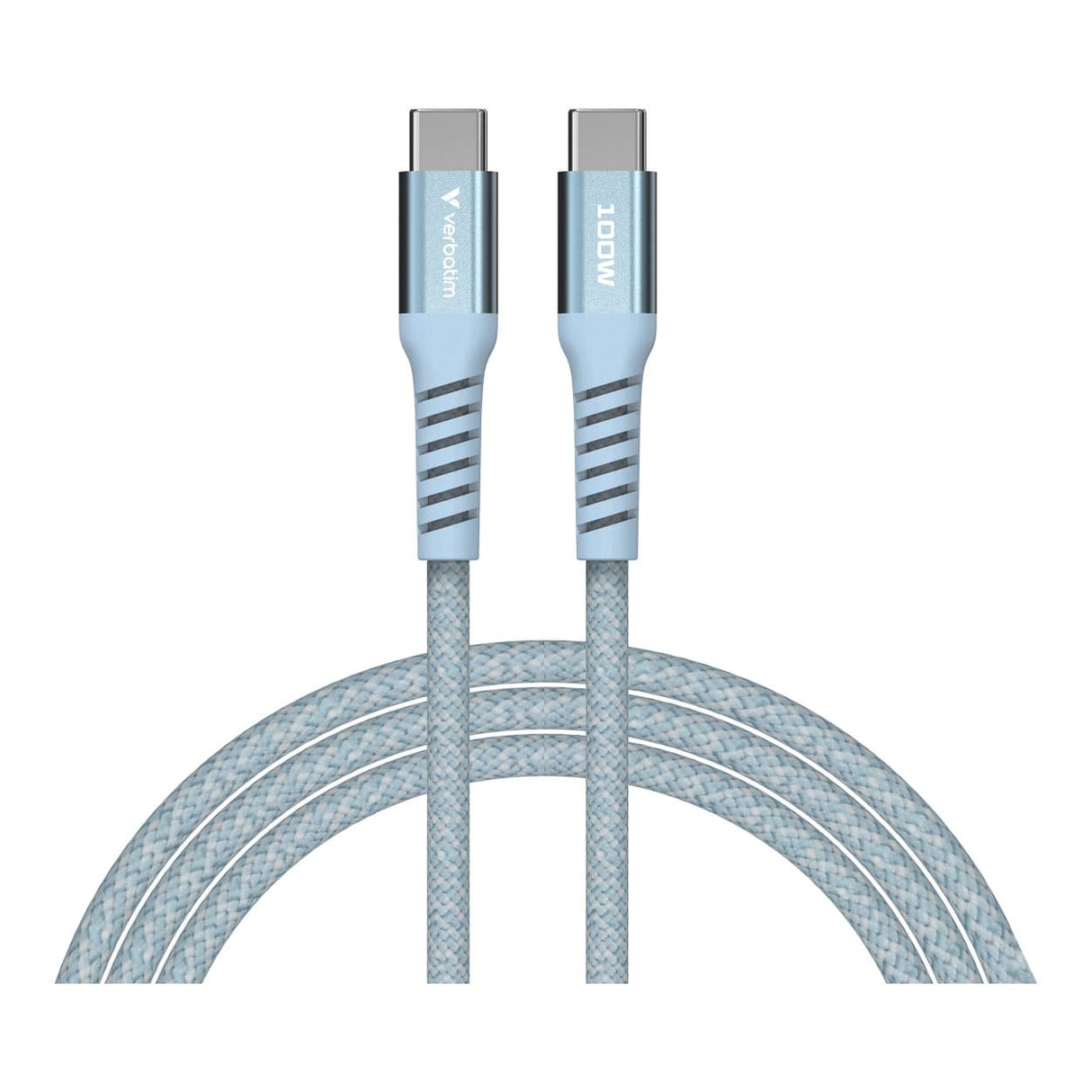 Verbatim 1.2m USB-C to USB-C 100W Sync and Charge Magnetic Cable Blue 31856