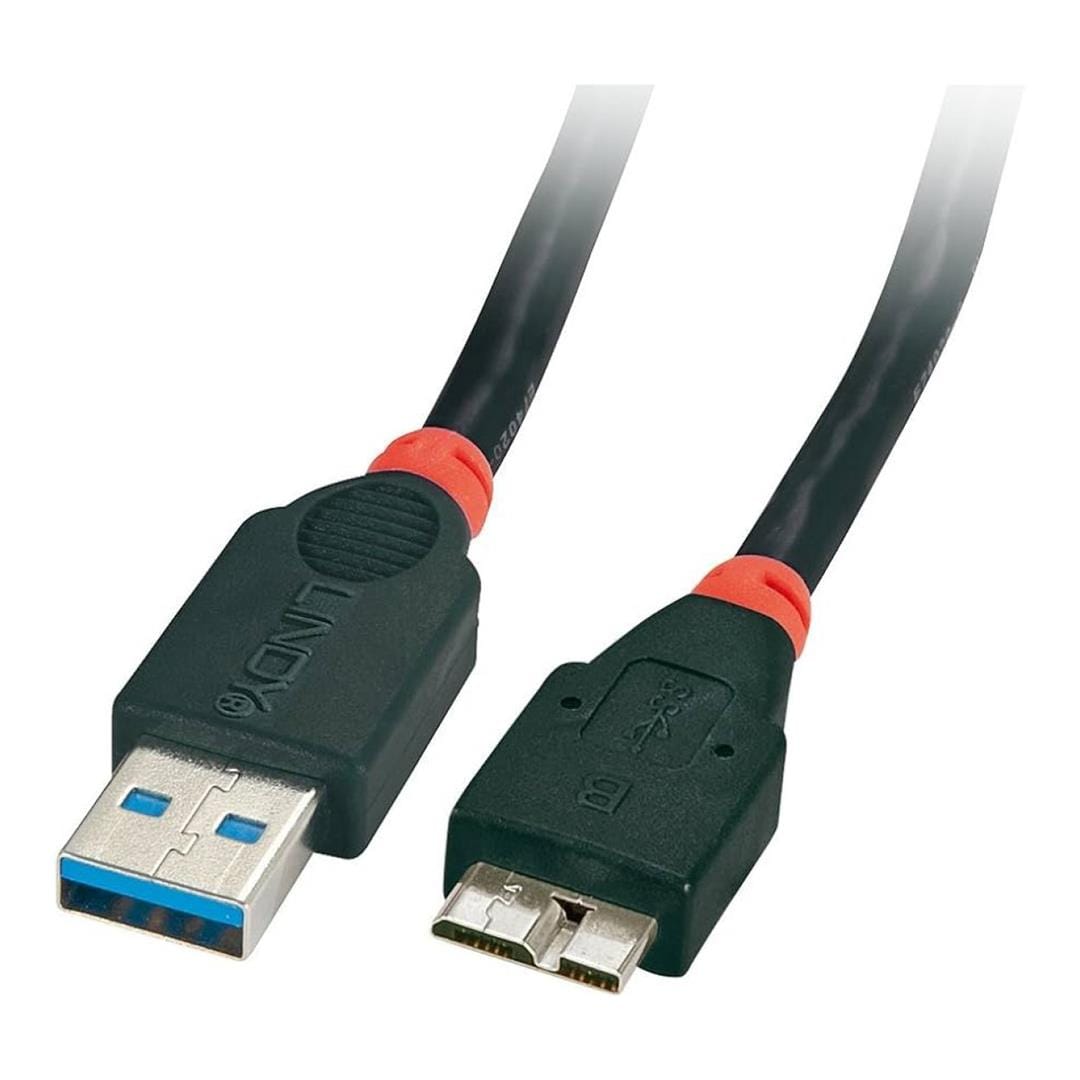 Lindy 2m USB 3.0 Charging Cable Black 31992