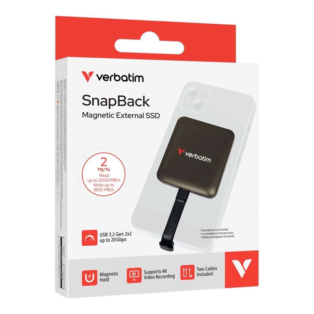 Verbatim 2TB SnapBack SSD Mocha Metallic 32062