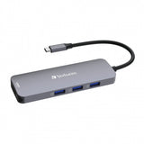 Verbatim CMH-08 8-in-1 Type-C Hub Silver 32151