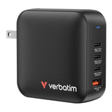 Verbatim 165W 4-Port Mini GaN Wall Charger Black 32216