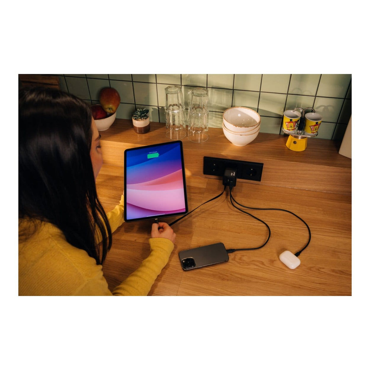 Verbatim 65W 2-port GaN Charger 32217