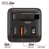 Verbatim 65W 2-port GaN Charger 32217