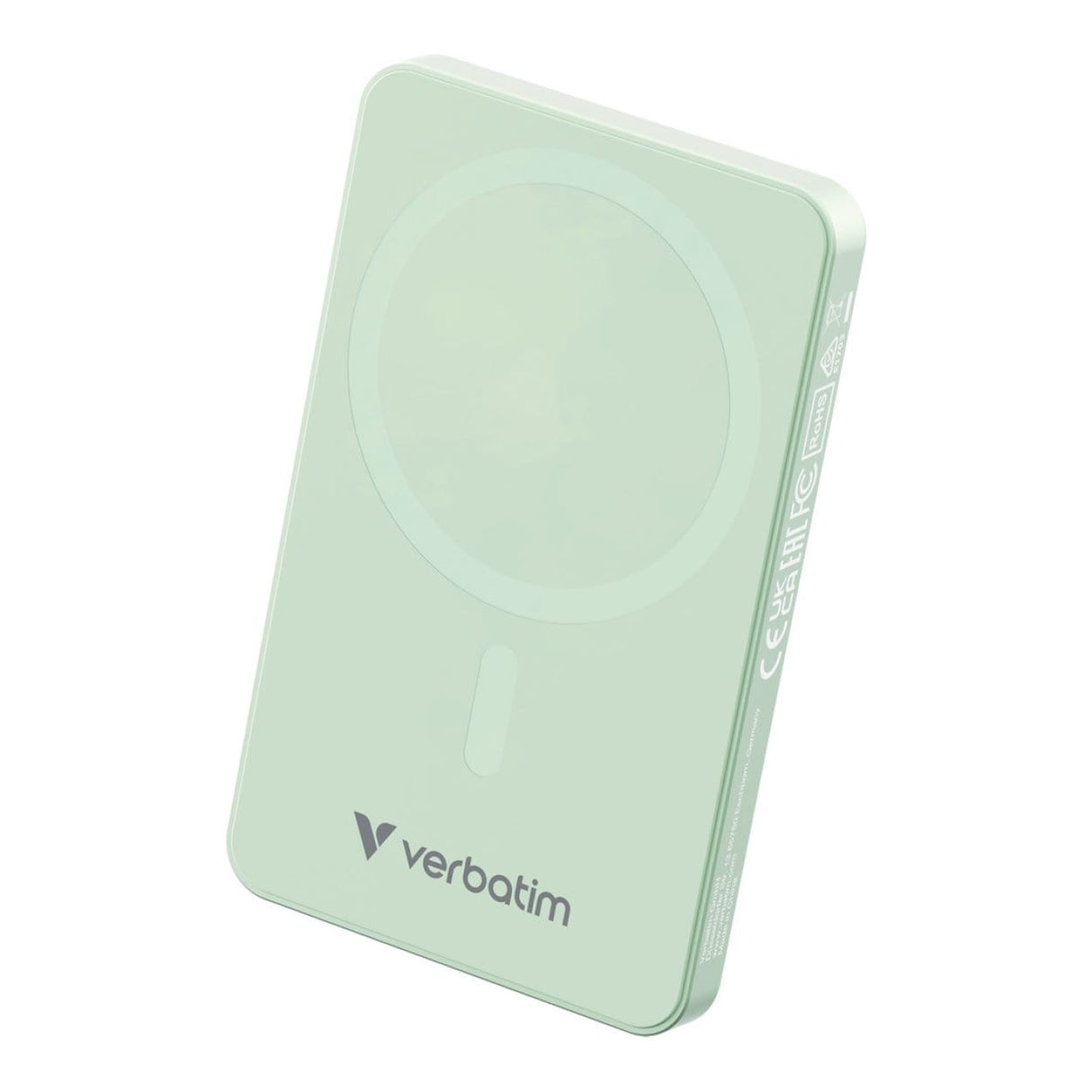 Verbatim Charge n Go Essentials 5000mAh Magnetic Wireless Powerbank Green 32226