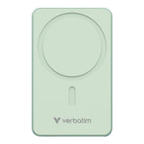 Verbatim Charge n Go Essentials 5000mAh Magnetic Wireless Powerbank Green 32226