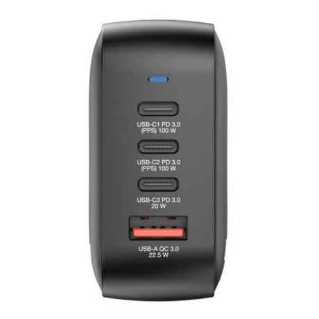 Verbatim 100W 4-Port Mini GaN Wall Charger Black 32231