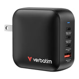Verbatim 100W 4-Port Mini GaN Wall Charger Black 32231