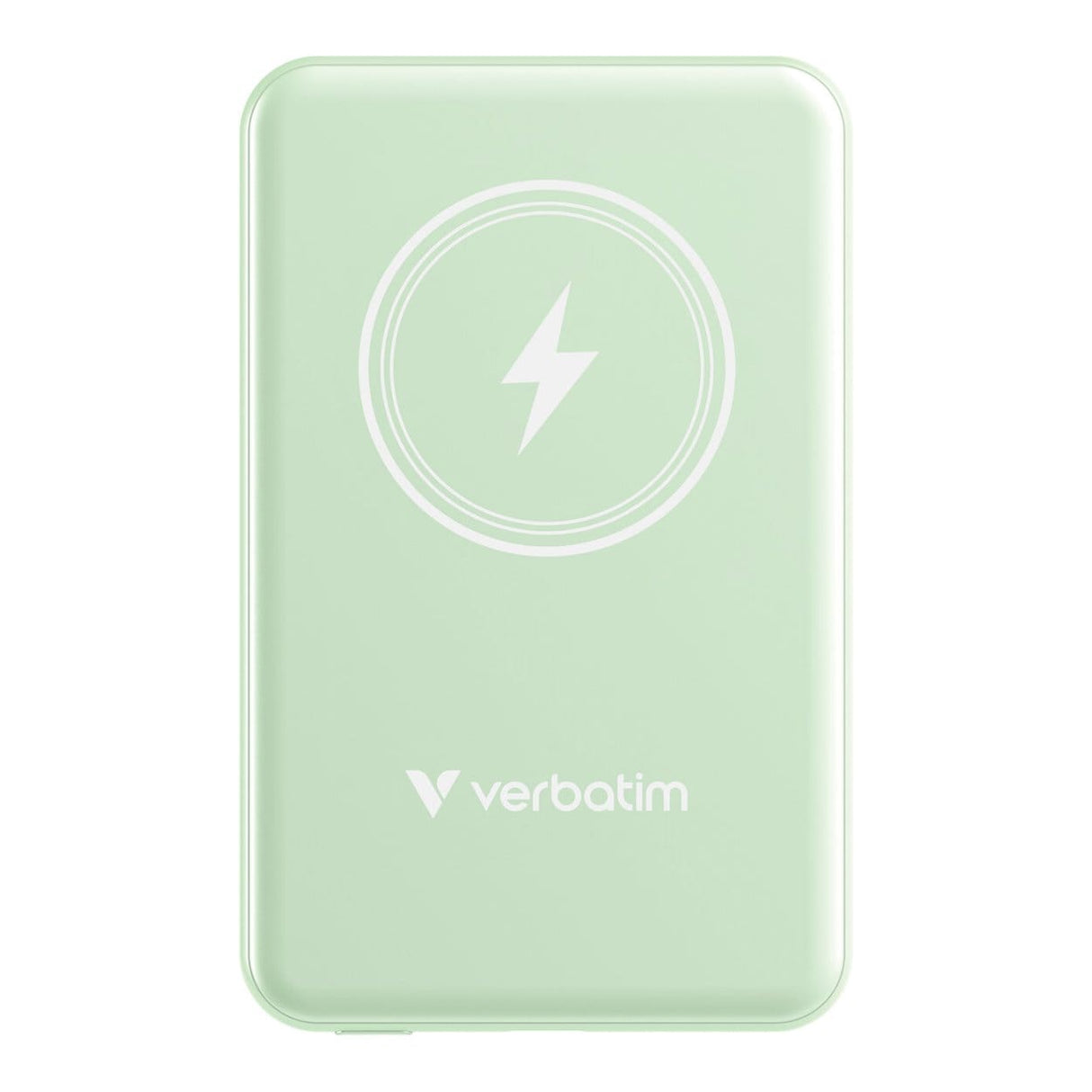 Verbatim 5000mAh Charge n Go Magnetic Wireless Power Bank Green 32241