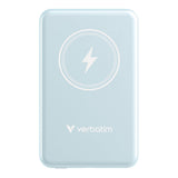 Verbatim 5000mAh Charge n Go Magnetic Wireless Power Bank Blue 32242