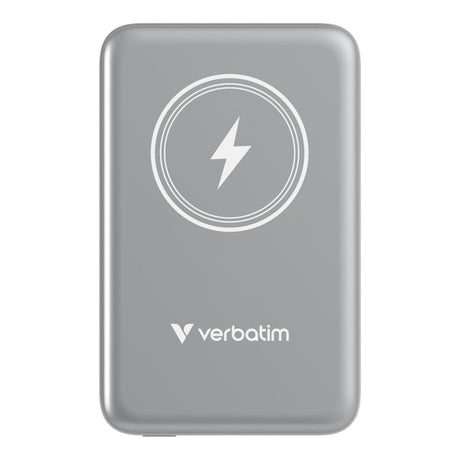 Verbatim Charge 'n' Go 10000mAh Magnetic Wireless Power Bank Grey 32249
