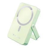 Verbatim Charge n Go 10,000mAh Magnetic Wireless Charging Power Bank Glass with Stand Green 32259