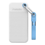 Verbatim 2TB Pocket SSD USB 3.2 Gen 2 with Two Rubber Sleeves White and Light Blue 32321