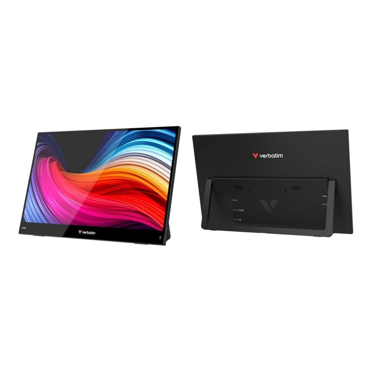 Verbatim Light Series 15.6-inch 1920 x 1080p FHD 16:9 60Hz 10ms LED IPS Portable Touchscreen Monitor 32402