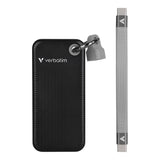 Verbatim Pocket SSD M.2 256GB Portable External SSD Black Grey 32415