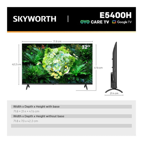 Skyworth 32E5400H 32-inch HD Google Smart TV