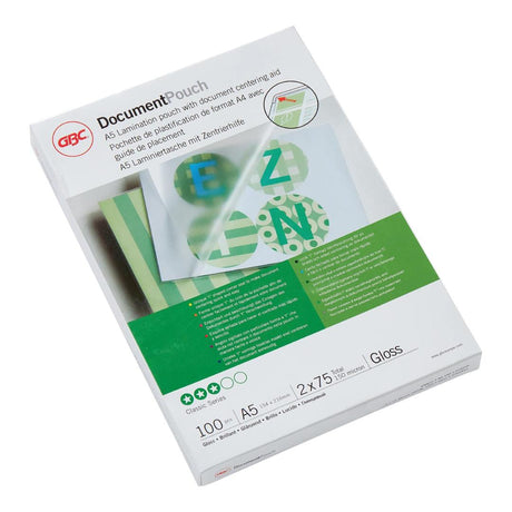 GBC 150 Microns A5 Laminating Pouch 100-pack 330039
