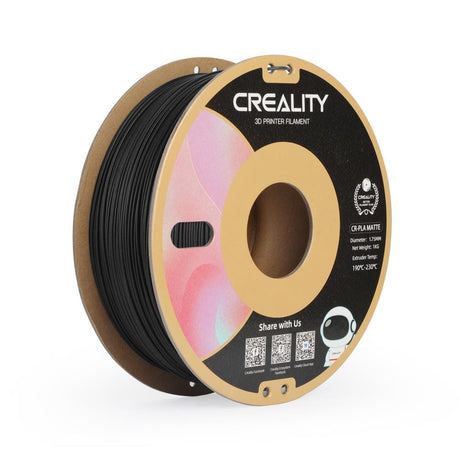 Creality 1kg Matte PLA 1.75mm Printing Filament Black 3301010297