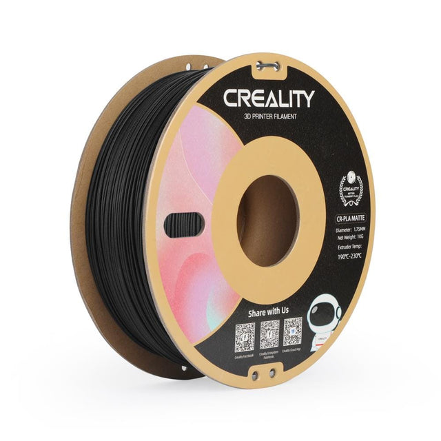 Creality 1kg Matte PLA 1.75mm Printing Filament Black 3301010297