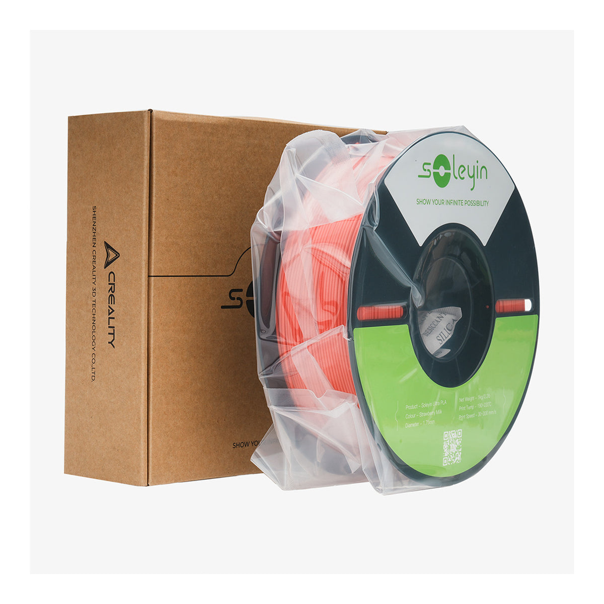 Soleyin Ultra PLA Filament 1Kg - Strawberry Milk 3301010510