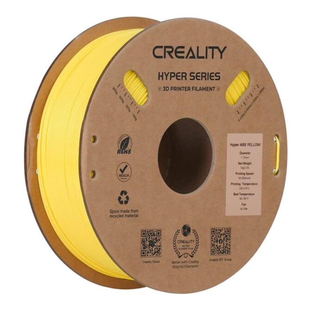 Creality 1kg Hyper ABS 1.75mm 3D Printing Filament Yellow 3301020055