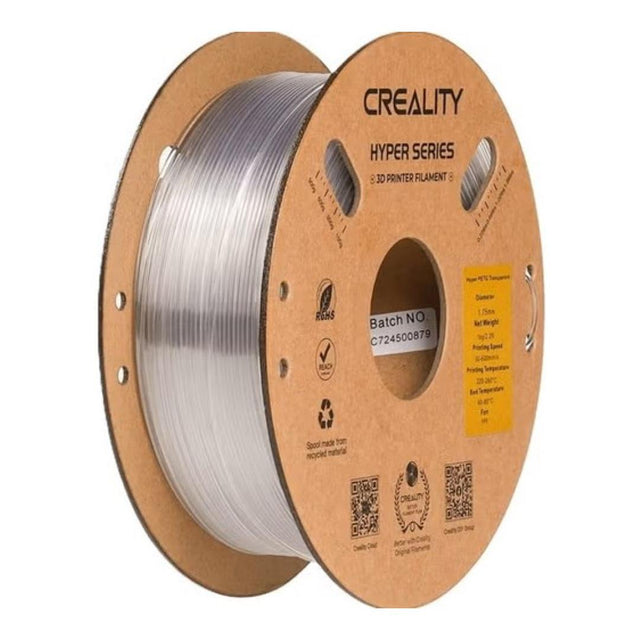 Creality Hyper PETG Filament 1.75mm 1kg Transparent 3301030042
