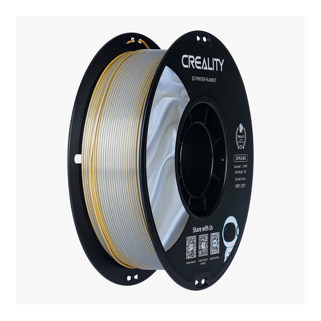 Creality 3D 1Kg CR-Silk 1.75mm Printing Filament Golden Silver 3301120012